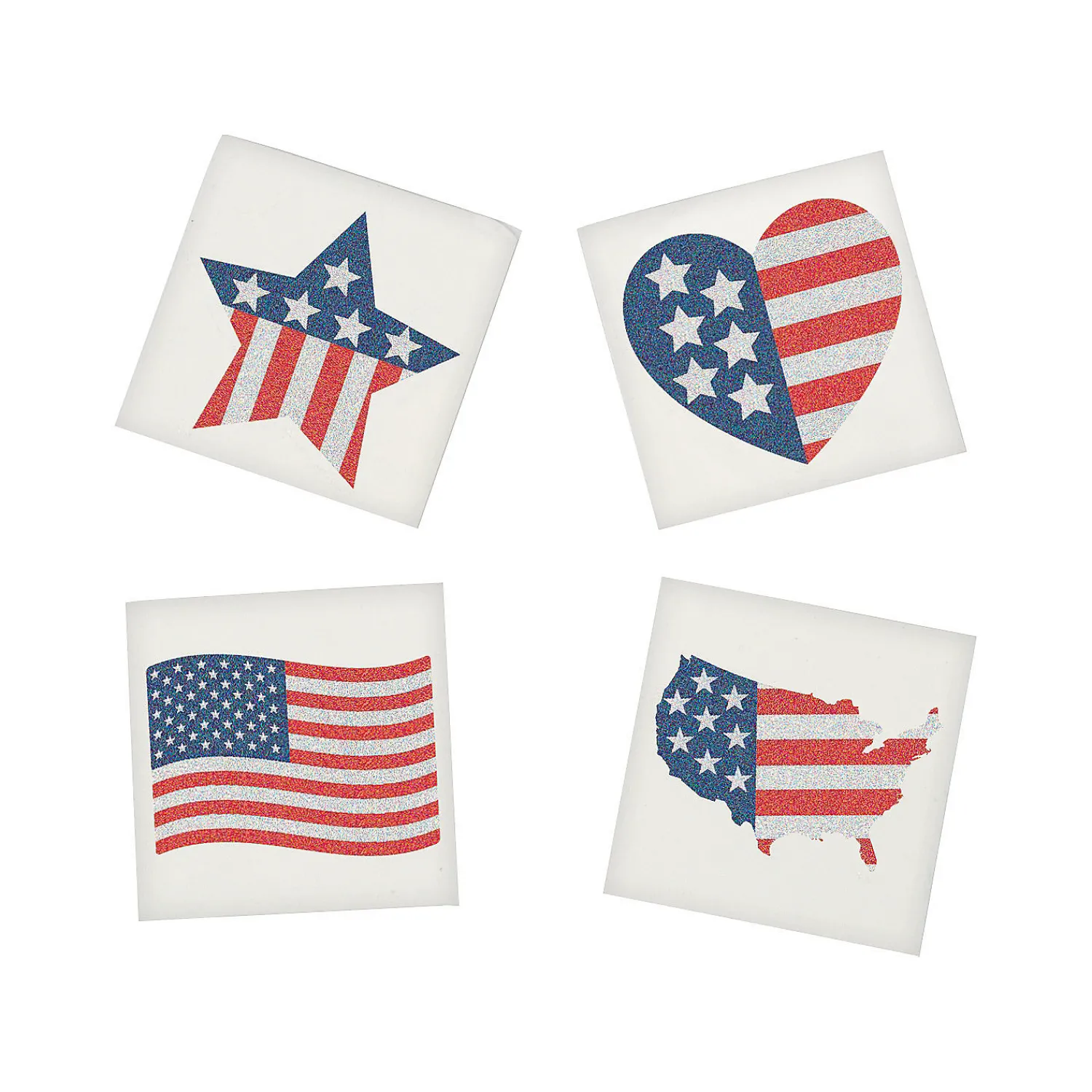 bulk__pc_patriotic_glitte_0.webp Oriental Trading Temporary Tattoos*Bulk 72 Pc. Patriotic Glitter Flag Temporary Tattoo Assortment - 72 Pc.