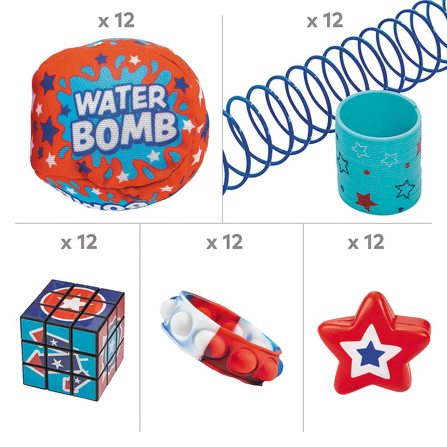 bulk__pc_patriotic_sensor_0.webp Oriental Trading Stress Balls & Toys*Bulk 96 Pc. Patriotic Sensory Toy Kit