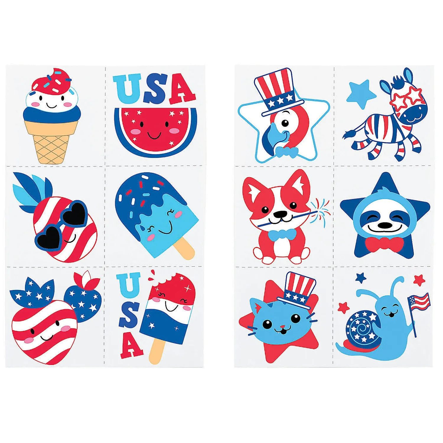 bulk__pc_patriotic_tempor_0.webp Oriental Trading Temporary Tattoos*Bulk 504 Pc. Patriotic Temporary Tattoo Assortment