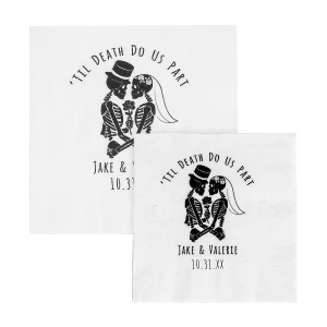 Bulk 50 Pc. Personalized Halloween Wedding Napkins<Oriental Trading Best