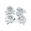 Oriental Trading Rings*Bulk 48 Pc. Pirate Skull Plastic Rings