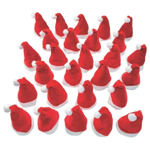 Oriental Trading Hat & Tote Bag Assortments*Bulk 144 Pc. Plush Santa Hats