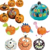 Bulk 48 Pc. Pumpkin Decorating Craft Kit Assortment - Makes 48<Oriental Trading Hot