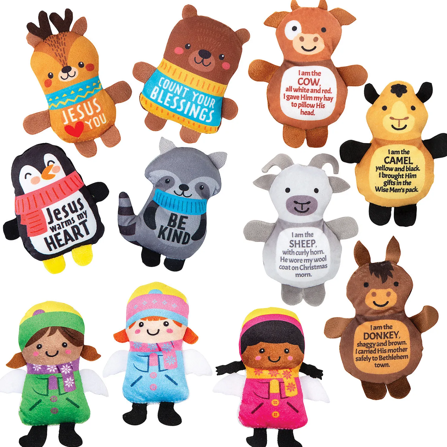 bulk__pc_religious_christ_0.webp Oriental Trading Stuffed Animals & Plush Toys*Bulk 150 Pc. Religious Christmas Plush Character Assortment Kit