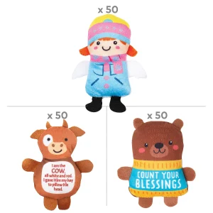 Oriental Trading Stuffed Animals & Plush Toys*Bulk 150 Pc. Religious Christmas Plush Character Assortment Kit