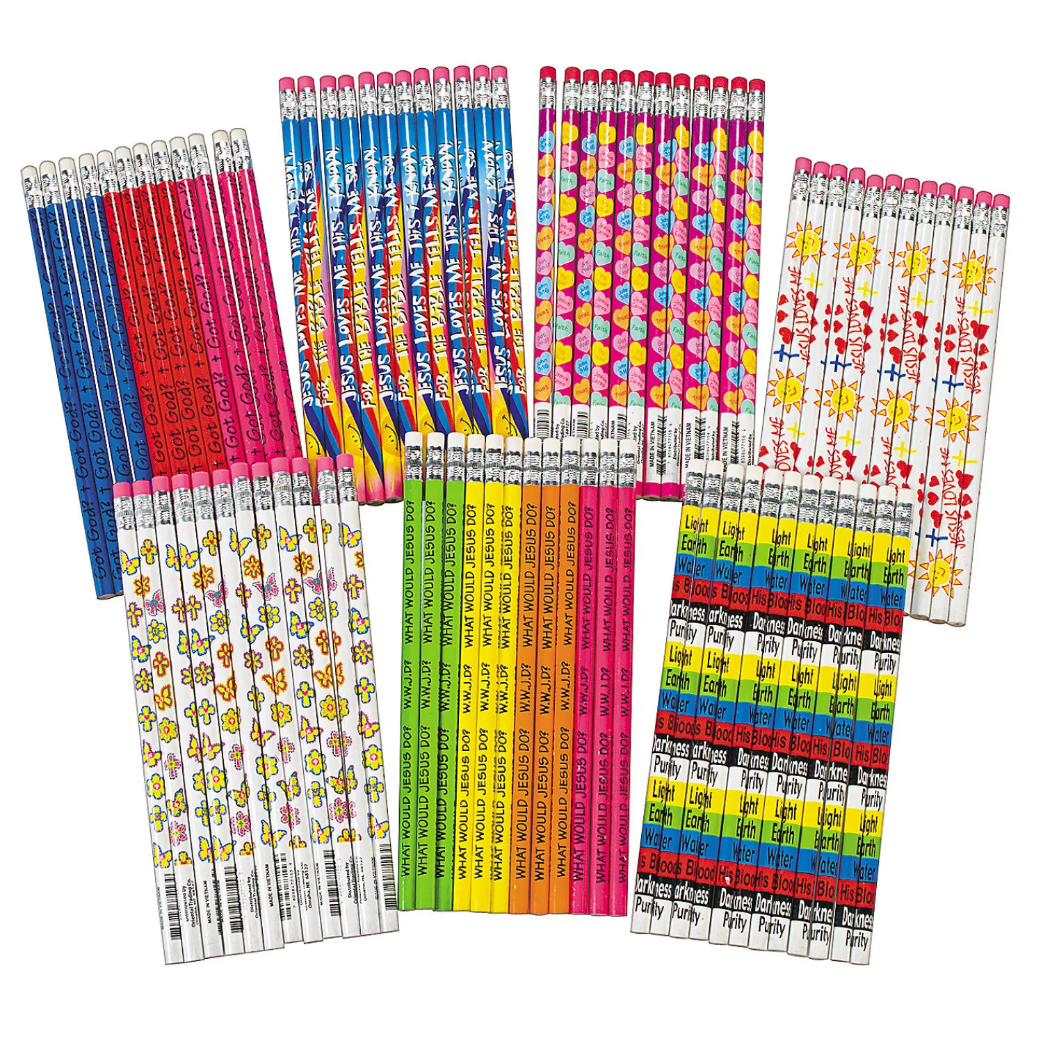 bulk__pc_religious_pencil_0.webp Oriental Trading Pencils*Bulk 252 Pc. Religious Pencil Assortment