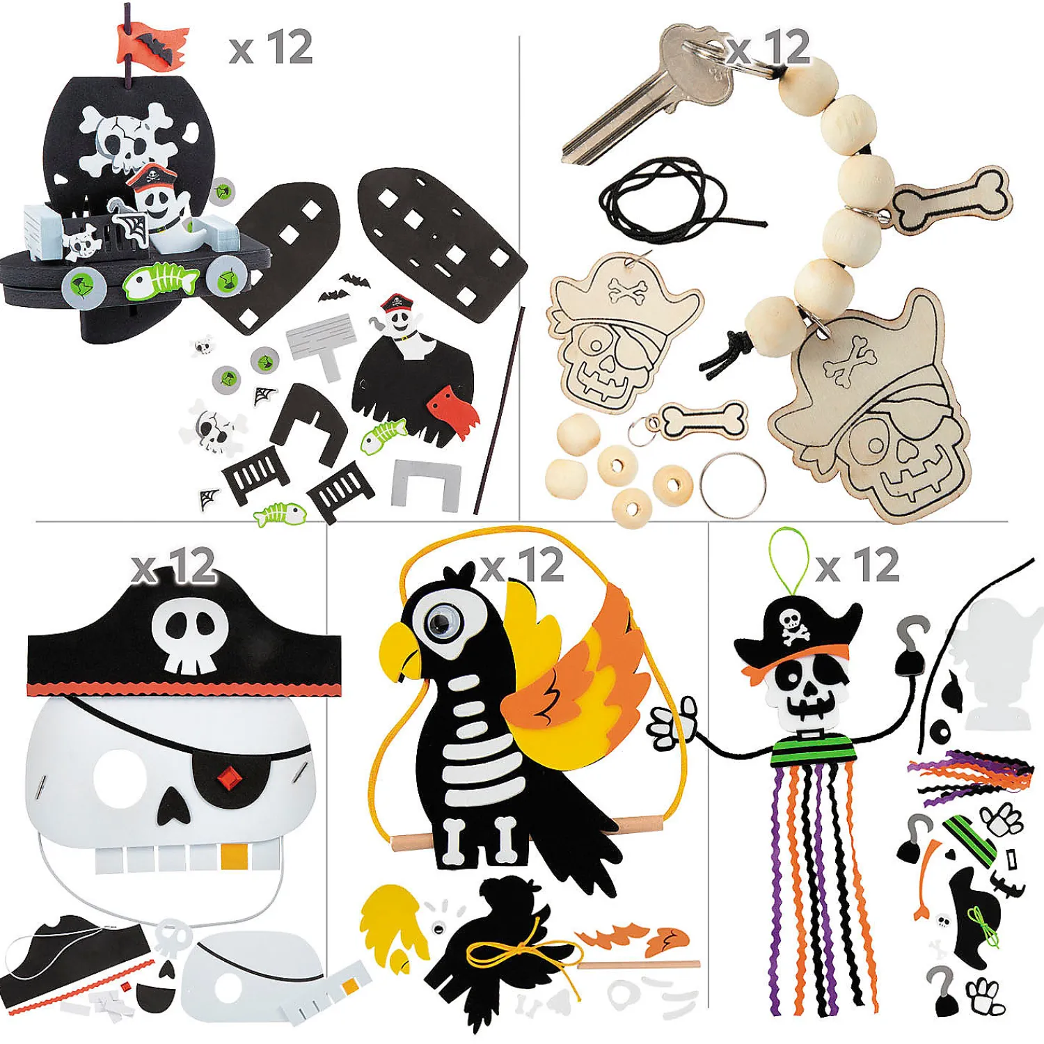bulk__pc_sail_the_spooky__1.webp Bulk 60 Pc. Sail The Spooky Seas Craft Kit Assortment - Makes 60<Oriental Trading Best