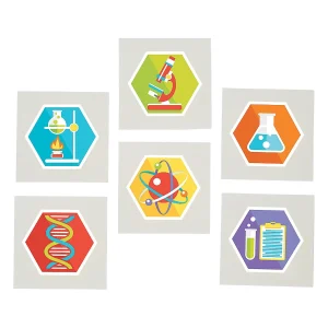 Oriental Trading Temporary Tattoos*Bulk 72 Pc. Science Party Temporary Tattoos