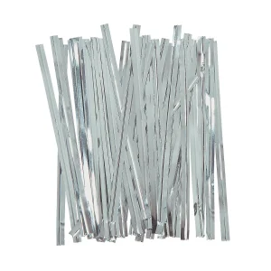 Bulk 600 Pc. Silver Metallic Twist Ties<Oriental Trading Online