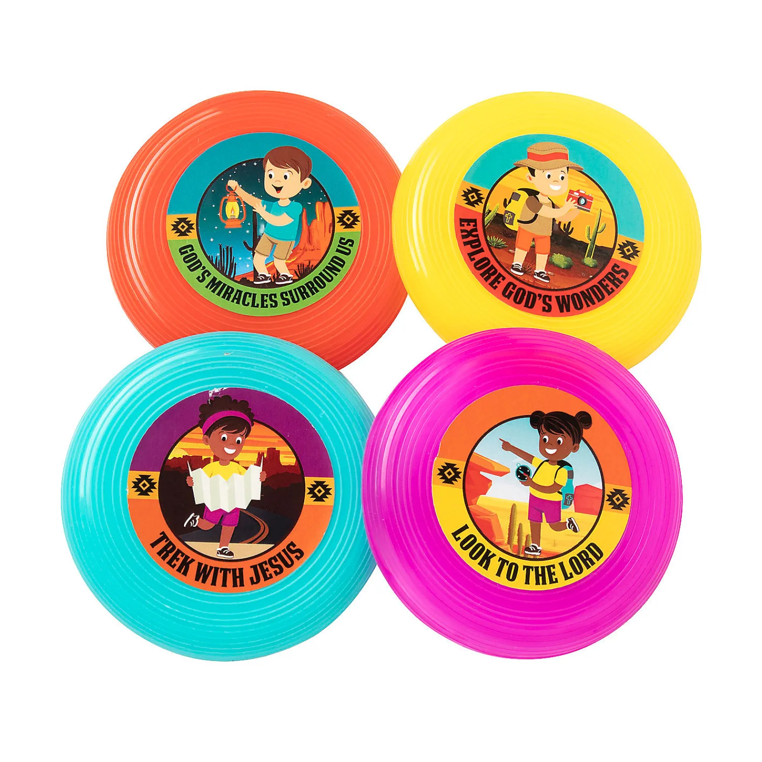 bulk__pc_southwest_vbs_mi_0.webp Bulk 72 Pc. Southwest Vbs Mini Flying Discs<Oriental Trading Outlet