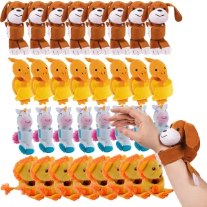 Oriental Trading Stuffed Animals & Plush Toys*Bulk 48 Pc. Stuffed Hugging Animal Assortment Slap Bracelets