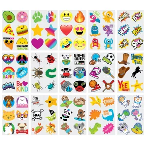 Oriental Trading Temporary Tattoos*Bulk 72 Pc. Temporary Tattoo Assortment
