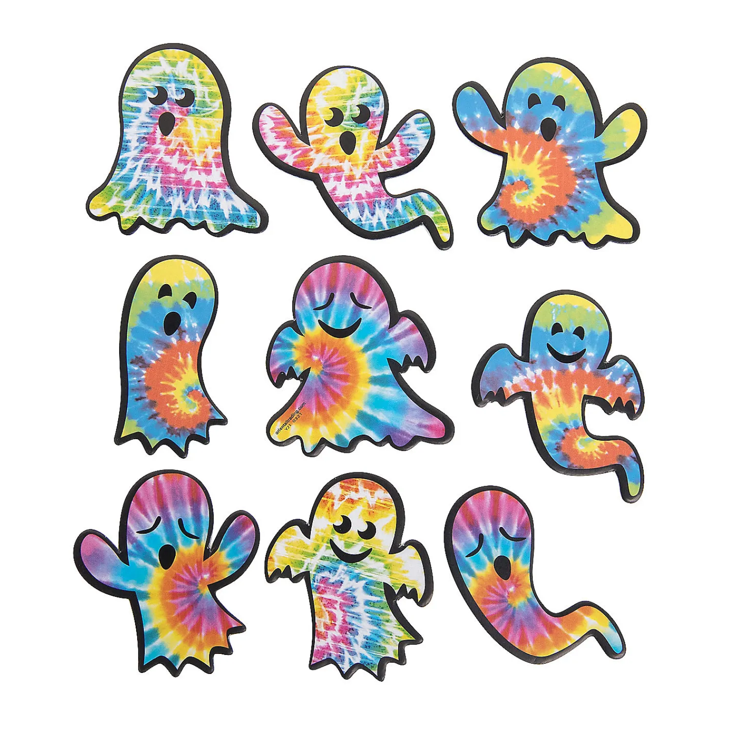 bulk__pc_tiedye_halloween_2.webp Bulk 72 Pc. Tie-Dye Halloween Ghost Self-Adhesive Shapes<Oriental Trading Flash Sale