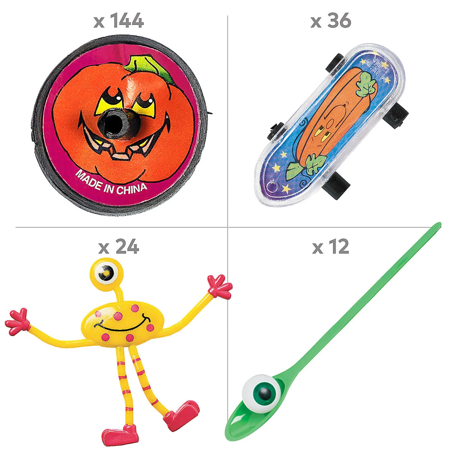 bulk__pc_trunkortreat_del_1.webp Bulk 267 Pc. Trunk-Or-Treat Deluxe Halloween Games & Prizes Kit<Oriental Trading Flash Sale