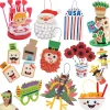 Bulk 132 Pc. Ultimate Holiday Craft Kit Assortment - Makes 132<Oriental Trading New