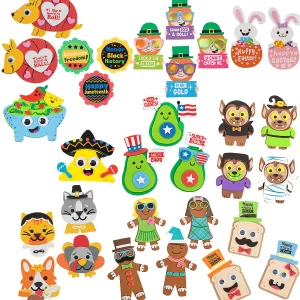 Bulk 120 Pc. Ultimate Holiday Magnet Craft Kit Assortment – Makes 120<Oriental Trading Outlet