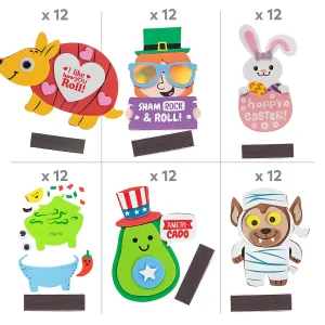 Bulk 120 Pc. Ultimate Holiday Magnet Craft Kit Assortment – Makes 120<Oriental Trading Online