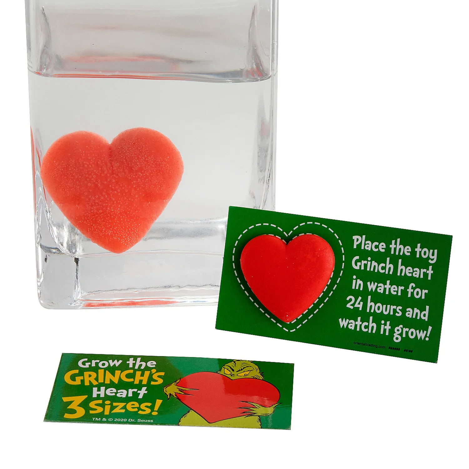 bulk__pc_watch_it_grow_dr_0.webp Oriental Trading Character Toys*Bulk 144 Pc. Watch It Grow Dr. Seuss™ The Grinch Hearts Water Toys With Card