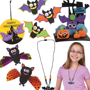 Bulk Basically Halloween Bats Craft Kit Assortment - Makes 60<Oriental Trading Clearance