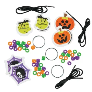 Bulk Halloween Beaded Keychain Craft Kit - Makes 50<Oriental Trading New