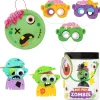 Bulk Halloween Zippy Zombie Craft Kit Assortment - Makes 48<Oriental Trading New