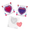 Oriental Trading Puzzles*Bulk Heart-Shaped Maze Puzzle Valentine Exchanges With Card For 72