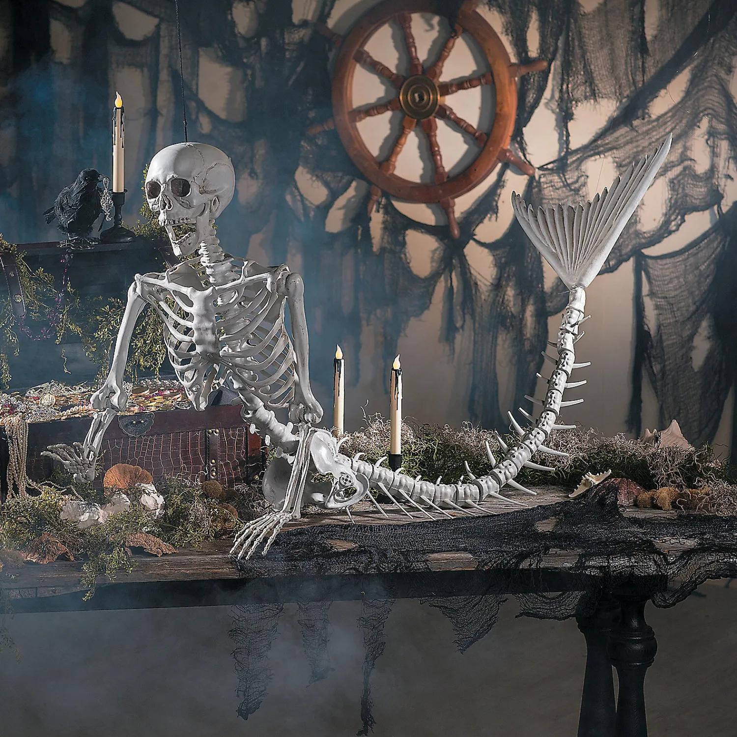 bulk_lifesize_original_me_1.webp Bulk Life-Size Original Mermaid Skeleton Halloween Decorations - 4 Pc.<Oriental Trading Best Sale