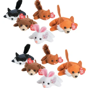 Oriental Trading Stuffed Animals & Plush Toys*Bulk Mini Stuffed Animal Assortment Valentine Exchanges With Card For 100