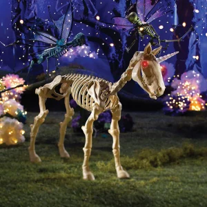 Bulk Unicorn Skeleton Halloween Decorations - 4 Pc.<Oriental Trading Outlet