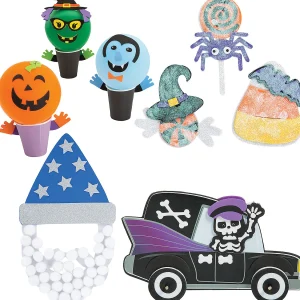 Bulk Value Halloween Craft Kit Assortment - Makes 48<Oriental Trading Hot