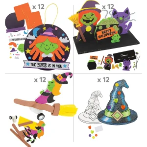 Bulk Value Halloween Witch Craft Kit Assortment - Makes 48<Oriental Trading Best