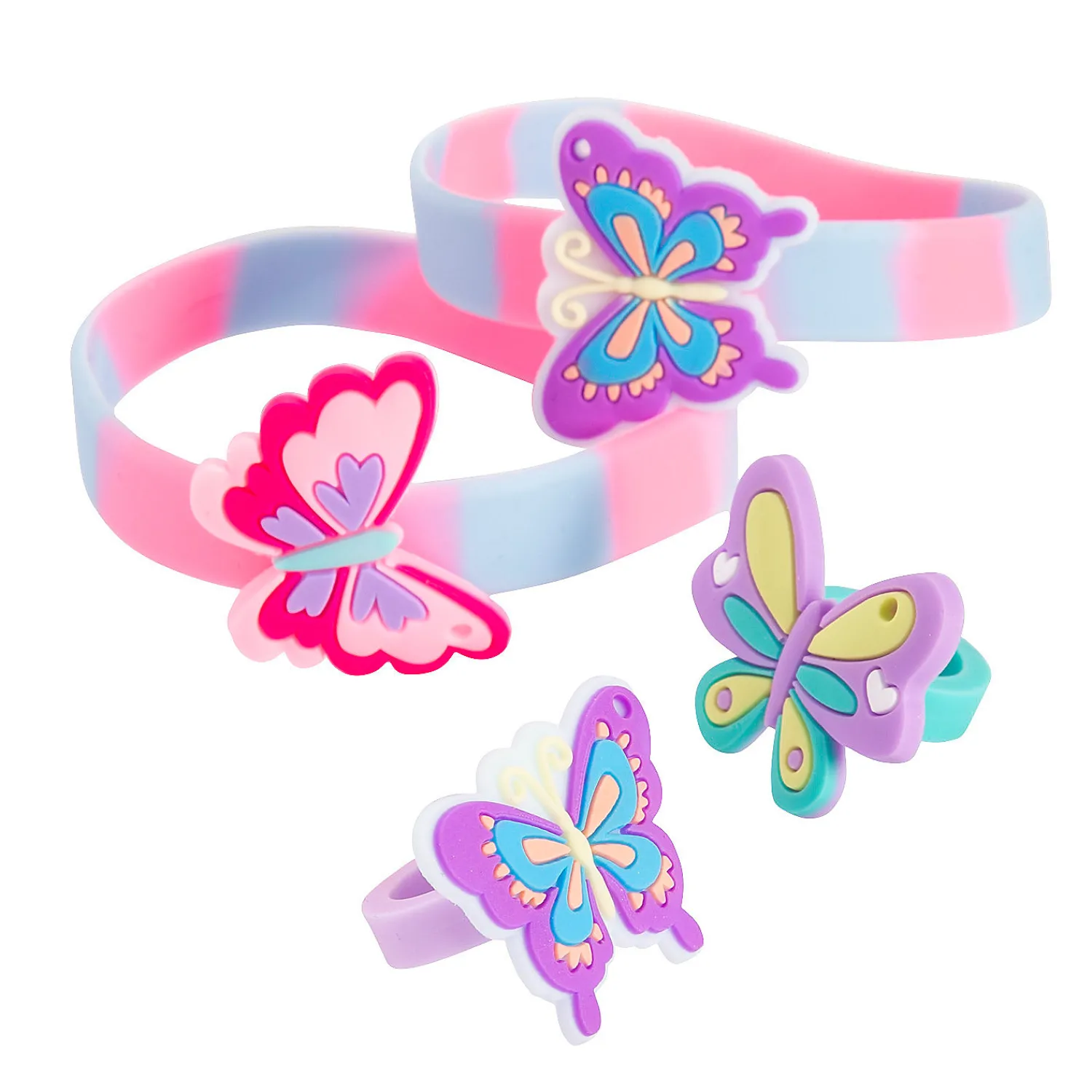 butterfly_bracelets__ring_0.webp Oriental Trading Rings*Butterfly Bracelets & Rings - 24 Pc.