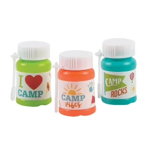 Camp Mini Bubble Bottles - 24 Pc.<Oriental Trading Best Sale