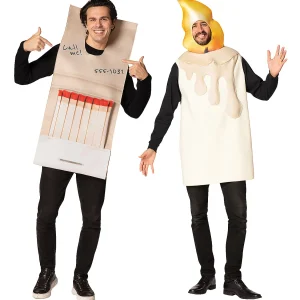 Candle & Matches Couples Costume<Oriental Trading New