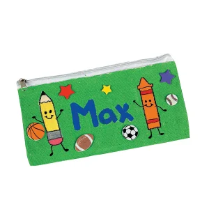 Canvas Pencil Cases - 12 Pc.<Oriental Trading Cheap