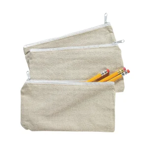 Canvas Pencil Cases - 12 Pc.<Oriental Trading Cheap