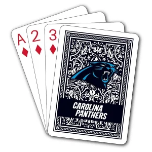 Oriental Trading Playing Cards*Carolina Panthers Nfl Team Playing Cards