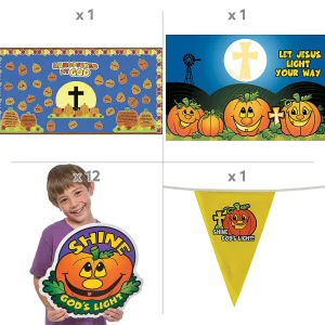 Christian Pumpkin Classroom Decorating Kit - 25 Pc.<Oriental Trading Fashion