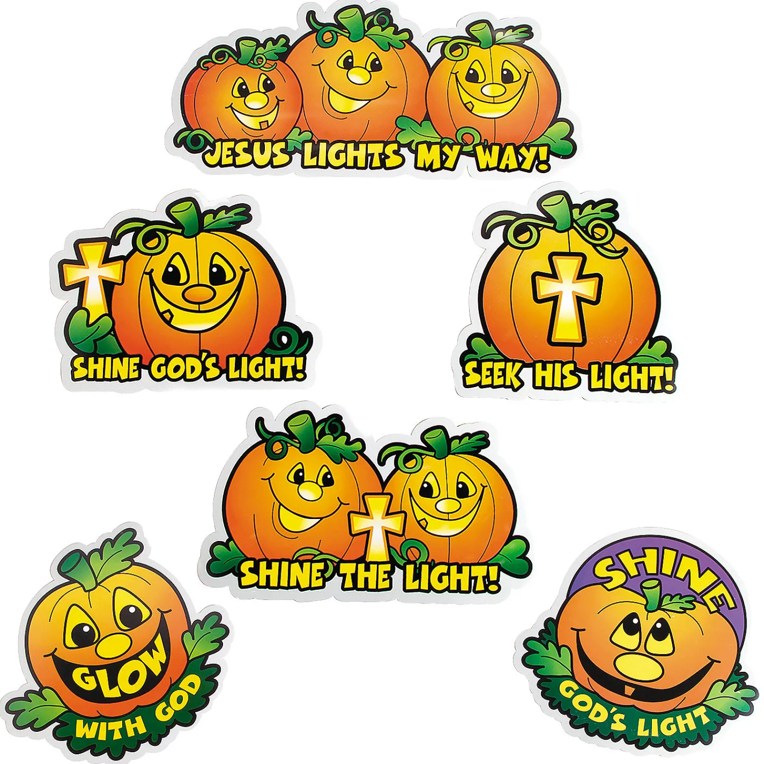 christian_pumpkin_cutouts_0.webp Christian Pumpkin Cutouts - 6 Pc.<Oriental Trading Sale