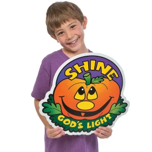 Christian Pumpkin Cutouts - 6 Pc.<Oriental Trading Sale