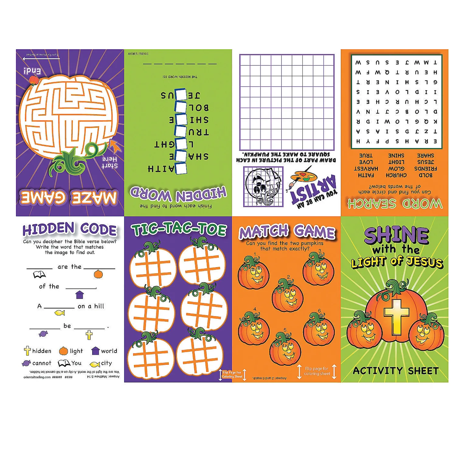 christian_pumpkin_foldup__1.webp Christian Pumpkin Fold-Up Activity Sheets - 24 Pc.<Oriental Trading Cheap