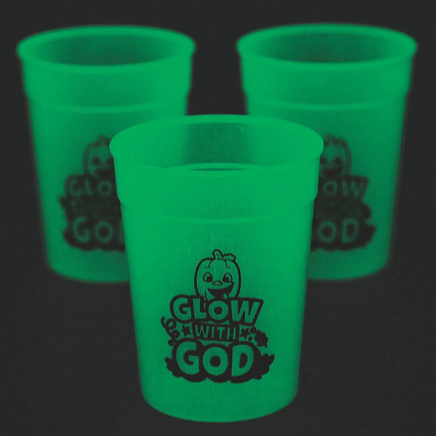 christian_pumpkin_glowint_0.webp Christian Pumpkin Glow-In-The-Dark Reusable Bpa-Free Plastic Cups - 12 Ct.<Oriental Trading Shop