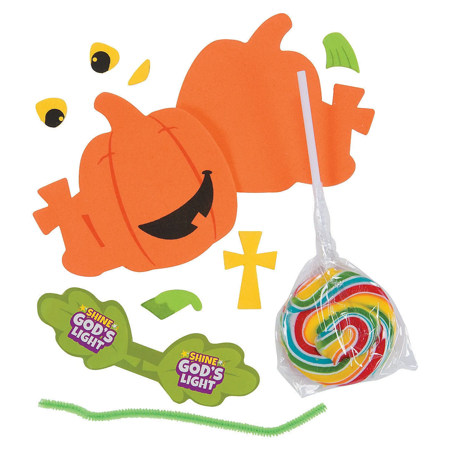 christian_pumpkin_lollipo_1.webp Christian Pumpkin Lollipop Craft Kit - Makes 12<Oriental Trading Shop