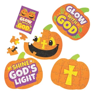 Christian Pumpkin Mini Puzzles - 12 Pc.<Oriental Trading Best Sale
