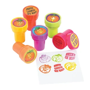 Christian Pumpkin Stampers - 24 Pc.<Oriental Trading New