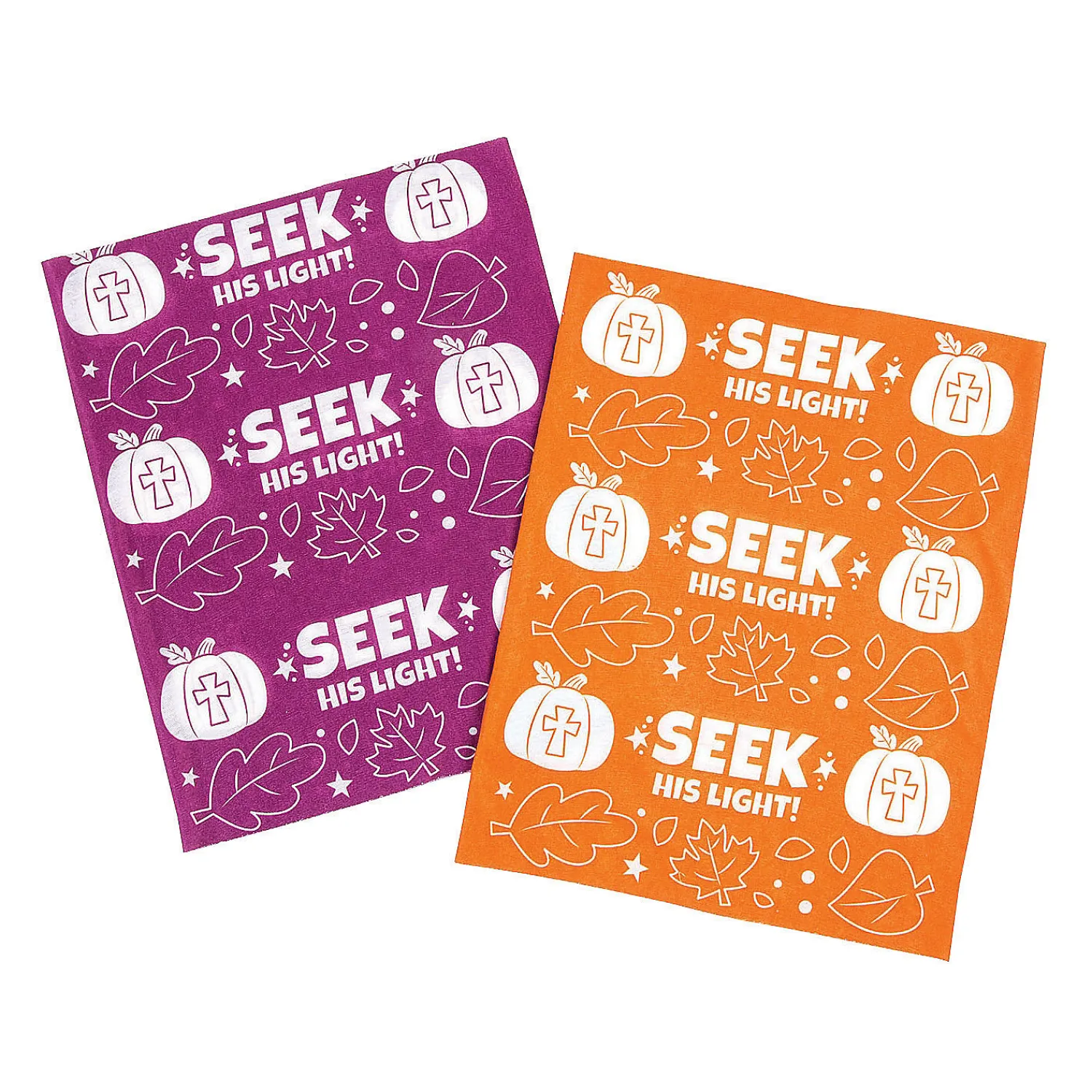 christian_pumpkin_tube_fa_4.webp Christian Pumpkin Tube Face Masks - 12 Pc.<Oriental Trading Outlet