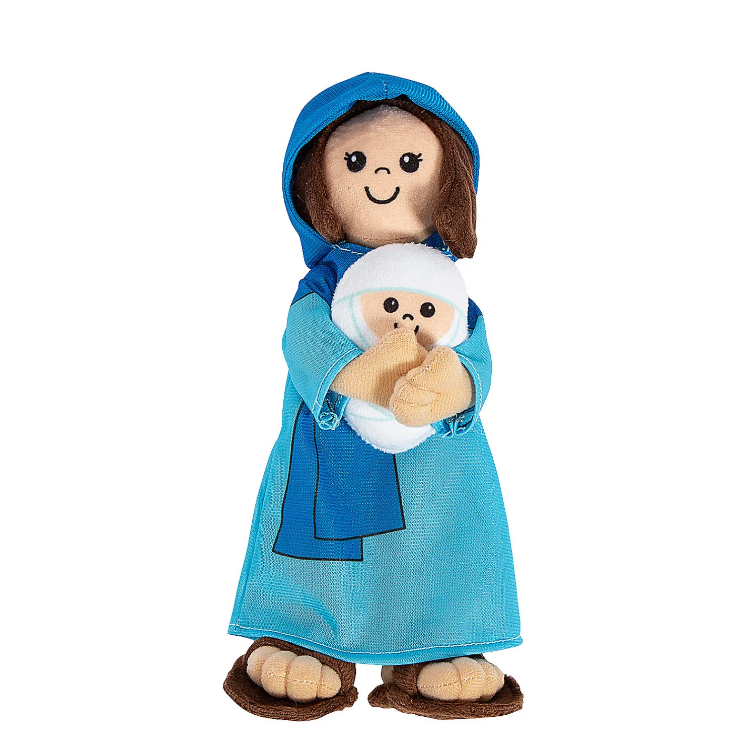 christmas_nativity_stuffe_0.webp Oriental Trading Stuffed Animals & Plush Toys*Christmas Nativity Stuffed Mary With Baby Jesus