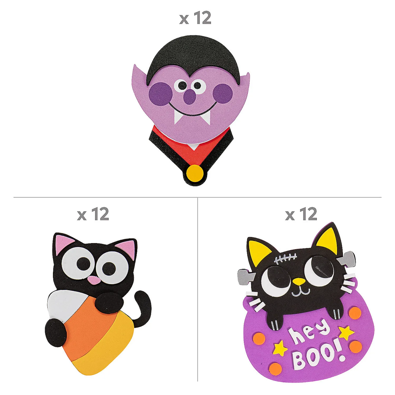 classic_halloween_magnet__1.webp Classic Halloween Magnet Craft Kit Assortment - Makes 36<Oriental Trading Best Sale