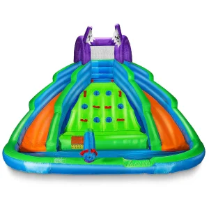 Cloud 9 Bounce House With Climbing Wall, Water Slide And Pool With Blower<Oriental Trading Outlet