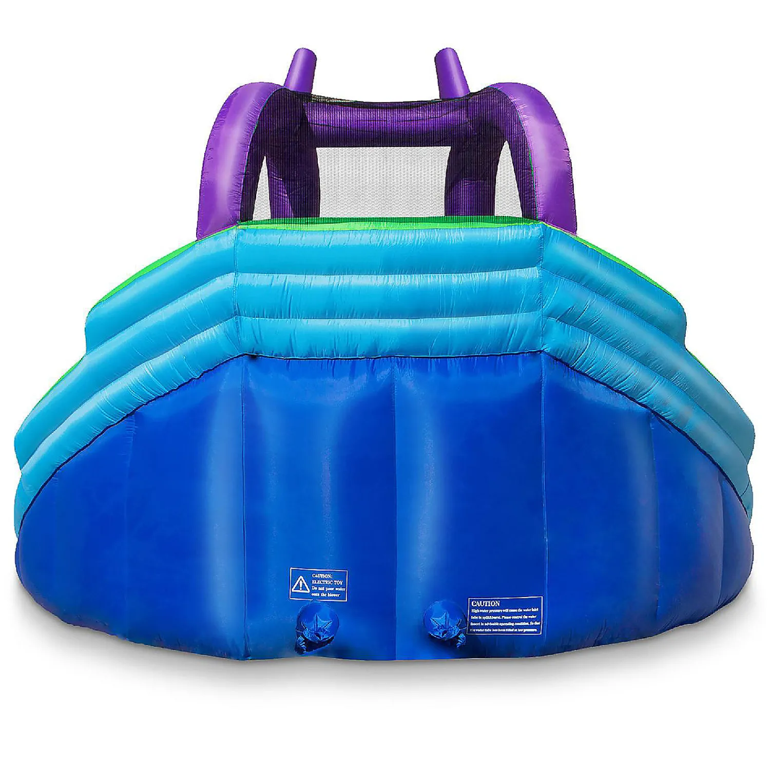 cloud__bounce_house_with__3.webp Cloud 9 Bounce House With Climbing Wall, Water Slide And Pool With Blower<Oriental Trading Outlet